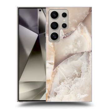 Picasee ULTIMATE CASE PowerShare za Samsung Galaxy S24 Ultra S928B 5G - Cream marble