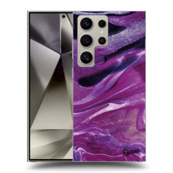 Picasee ULTIMATE CASE PowerShare za Samsung Galaxy S24 Ultra S928B 5G - Purple glitter