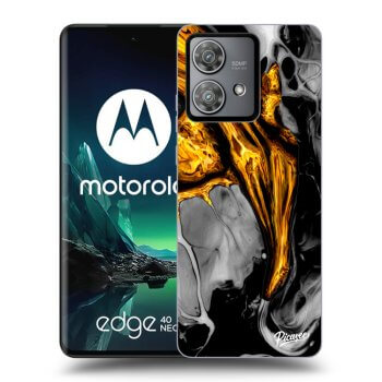 Maskica za Motorola Edge 40 Neo - Black Gold