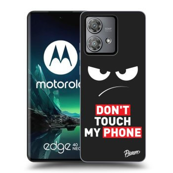 Maskica za Motorola Edge 40 Neo - Angry Eyes - Transparent