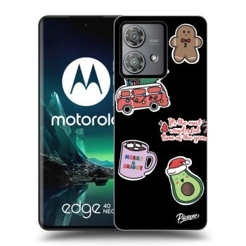 Maskica za Motorola Edge 40 Neo - Christmas Stickers