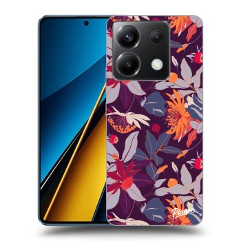 Maskica za Xiaomi Poco X6 - Purple Leaf