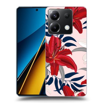 Maskica za Xiaomi Poco X6 - Red Lily