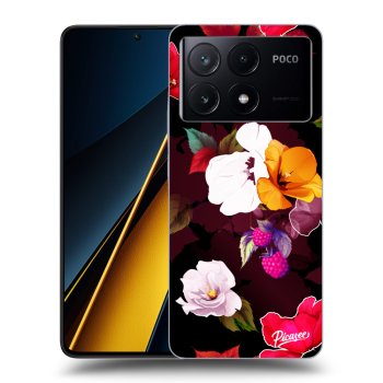 Maskica za Xiaomi Poco X6 Pro - Flowers and Berries