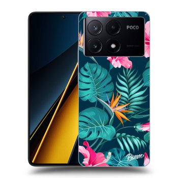 Maskica za Xiaomi Poco X6 Pro - Pink Monstera