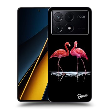 Maskica za Xiaomi Poco X6 Pro - Flamingos couple