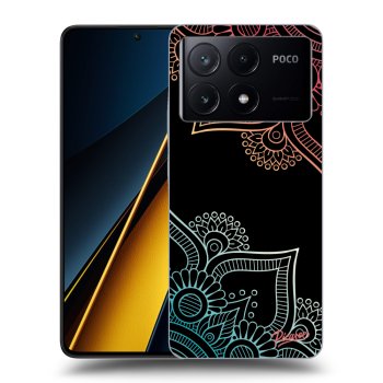 Maskica za Xiaomi Poco X6 Pro - Flowers pattern