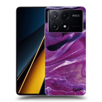 Maskica za Xiaomi Poco X6 Pro - Purple glitter