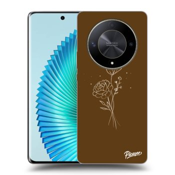 Picasee ULTIMATE CASE za Honor Magic6 Lite 5G - Brown flowers