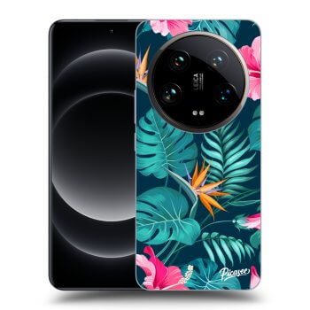 Maskica za Xiaomi 14 Ultra - Pink Monstera