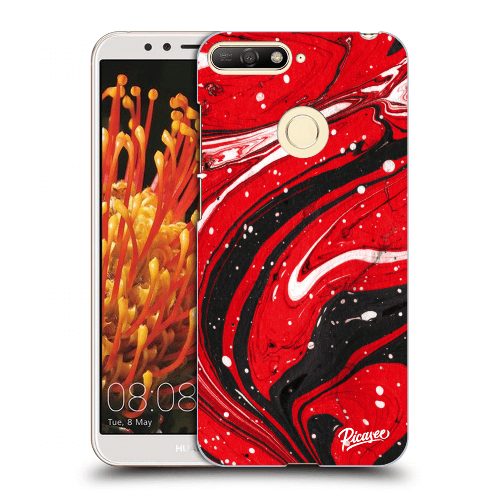 Picasee ULTIMATE CASE za Huawei Y6 Prime 2018 - Red black