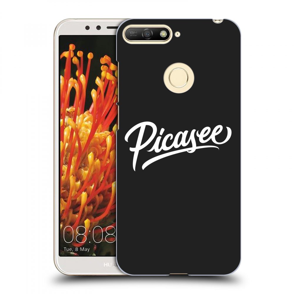 Picasee crna silikonska maskica za Huawei Y6 Prime 2018 - Picasee - White