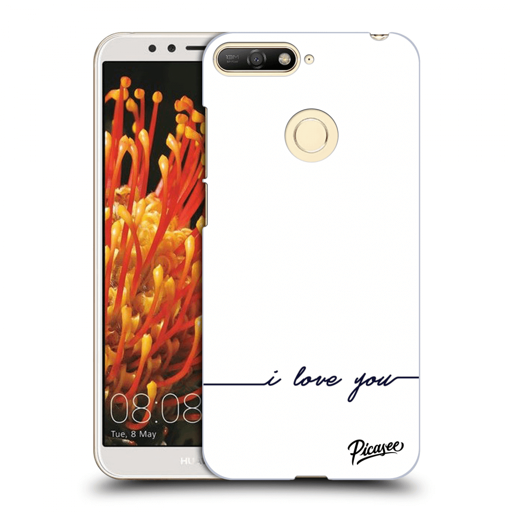 Picasee ULTIMATE CASE za Huawei Y6 Prime 2018 - I love you