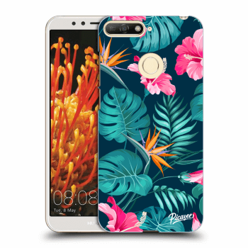 Maskica za Huawei Y6 Prime 2018 - Pink Monstera