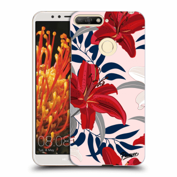 Maskica za Huawei Y6 Prime 2018 - Red Lily