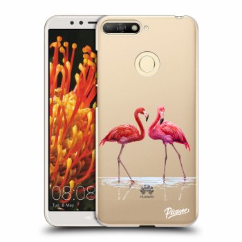Maskica za Huawei Y6 Prime 2018 - Flamingos couple