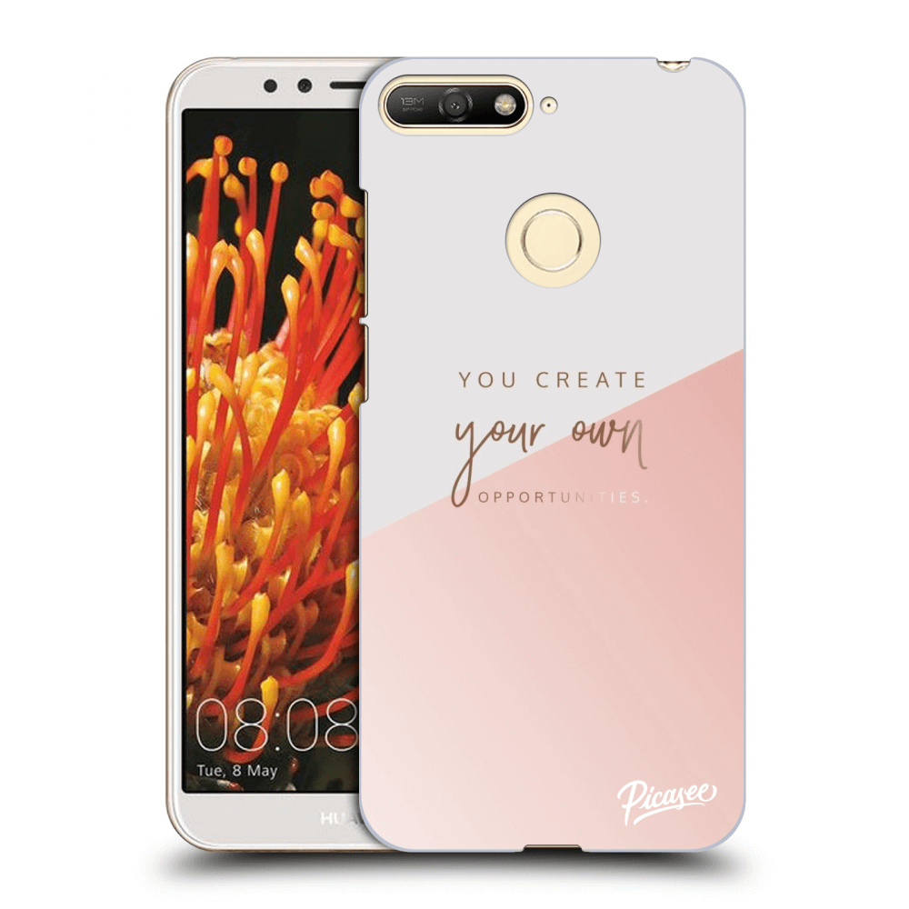 Picasee silikonska prozirna maskica za Huawei Y6 Prime 2018 - You create your own opportunities