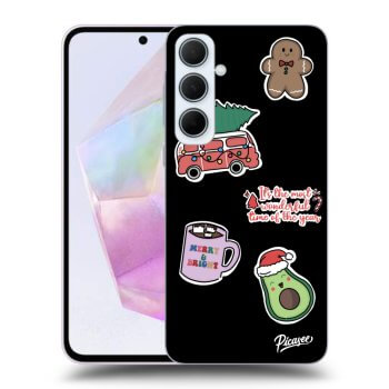 Picasee ULTIMATE CASE za Samsung Galaxy A35 A356B - Christmas Stickers