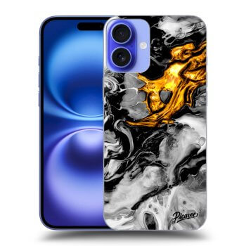 Maskica za Apple iPhone 16 - Black Gold 2