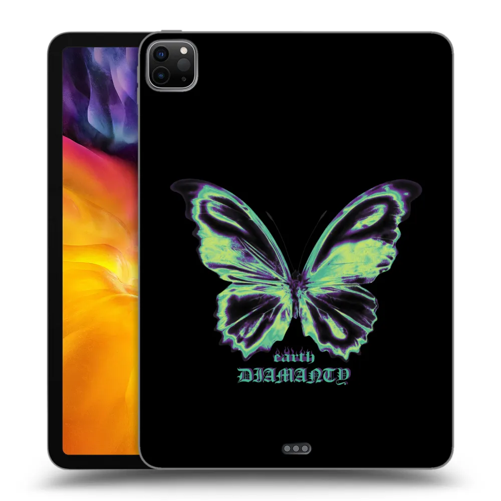 Picasee crna silikonska maskica za Apple iPad Pro 11" 2024 (7.gen.) - Diamanty Blue