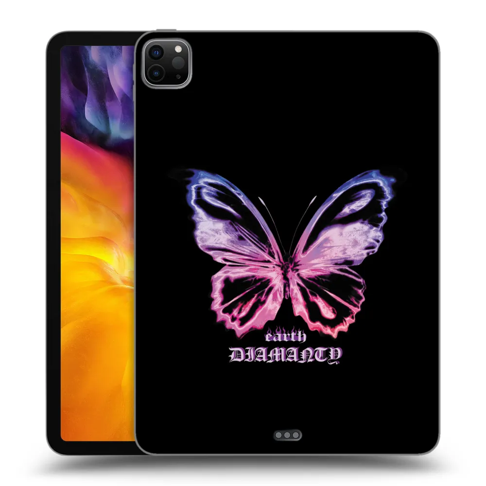 Picasee crna silikonska maskica za Apple iPad Pro 11" 2024 (7.gen.) - Diamanty Purple