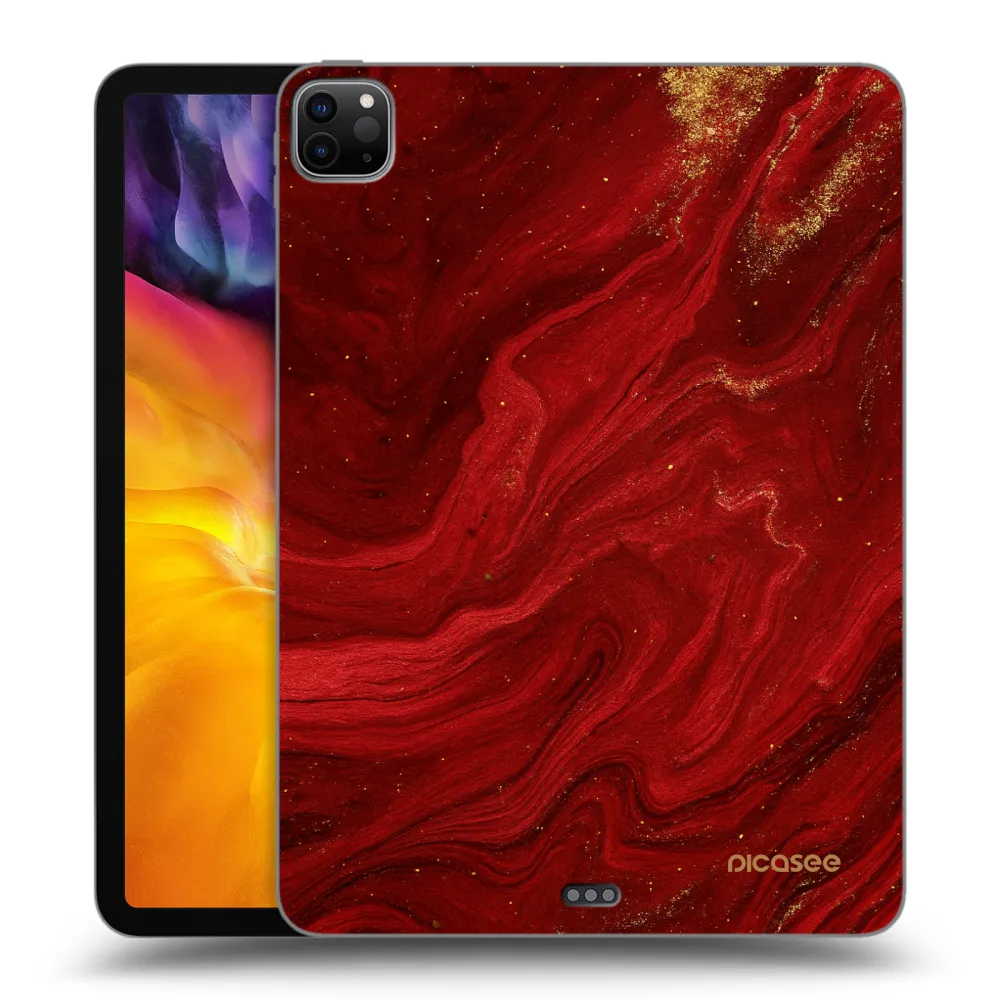 Picasee crna silikonska maskica za Apple iPad Pro 11" 2024 (7.gen.) - Red