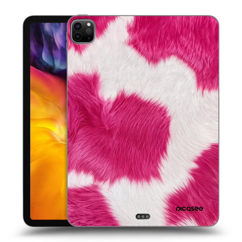 Picasee crna silikonska maskica za Apple iPad Pro 11" 2024 (7.gen.) - Pink Moo
