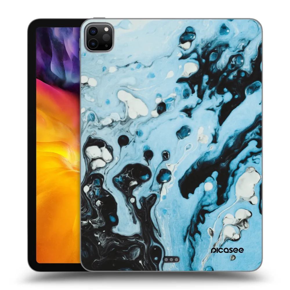 Picasee crna silikonska maskica za Apple iPad Pro 11" 2024 (7.gen.) - Organic blue