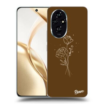 Maskica za Honor 200 5G - Brown flowers