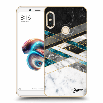 Maskica za Xiaomi Redmi Note 5 Global - Black & White geometry