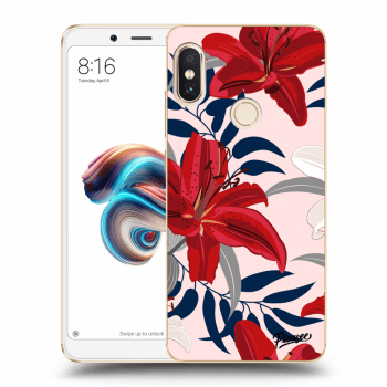 Maskica za Xiaomi Redmi Note 5 Global - Red Lily