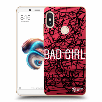 Picasee silikonska prozirna maskica za Xiaomi Redmi Note 5 Global - Bad girl