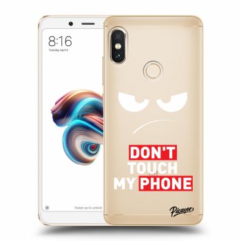 Maskica za Xiaomi Redmi Note 5 Global - Angry Eyes - Transparent