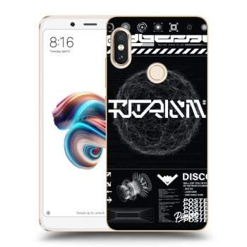 Picasee silikonska prozirna maskica za Xiaomi Redmi Note 5 Global - BLACK DISCO