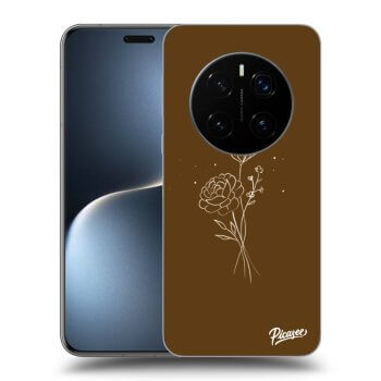 Maskica za Honor Magic7 Pro 5G - Brown flowers