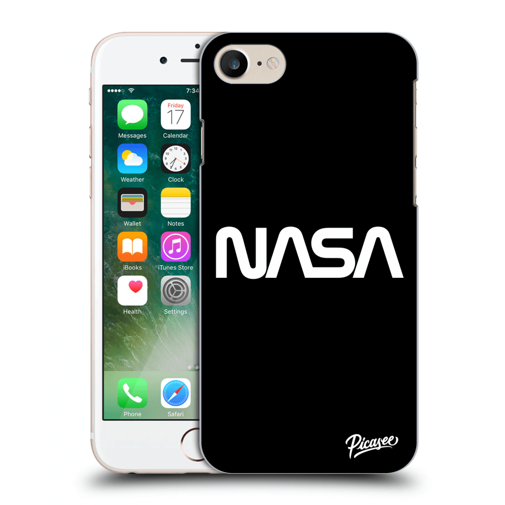 Picasee silikonska prozirna maskica za Apple iPhone 7 - NASA Basic