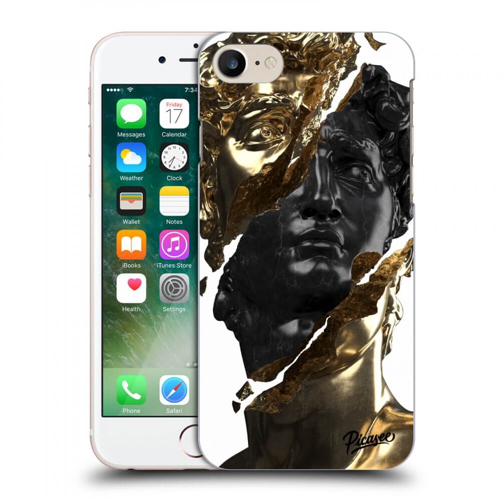 Picasee ULTIMATE CASE za Apple iPhone 7 - Gold - Black