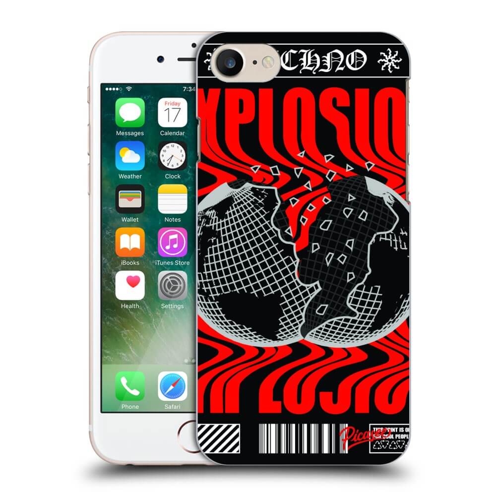 Picasee crna silikonska maskica za Apple iPhone 7 - EXPLOSION