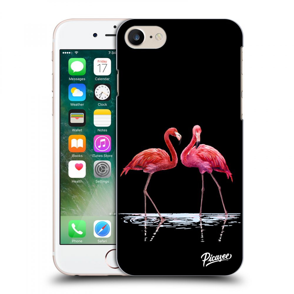 Picasee ULTIMATE CASE za Apple iPhone 7 - Flamingos couple