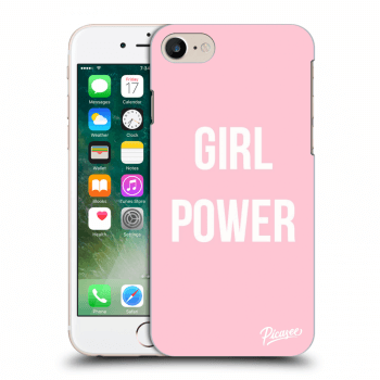 Picasee crna silikonska maskica za Apple iPhone 7 - Girl power