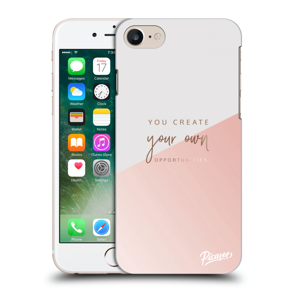 Picasee crna silikonska maskica za Apple iPhone 7 - You create your own opportunities