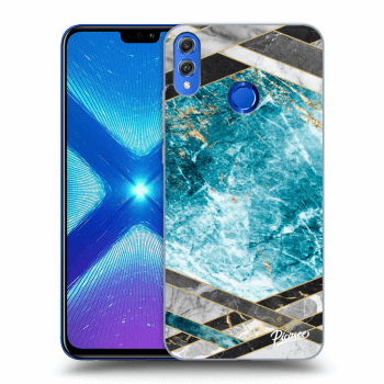 Maskica za Honor 8X - Blue geometry