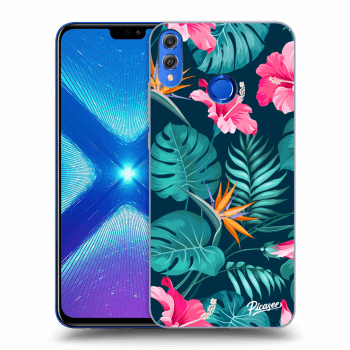 Maskica za Honor 8X - Pink Monstera