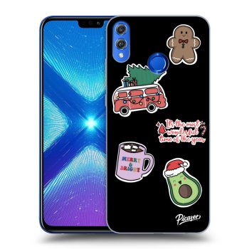 Maskica za Honor 8X - Christmas Stickers