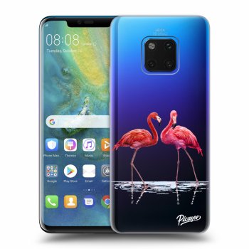 Maskica za Huawei Mate 20 Pro - Flamingos couple
