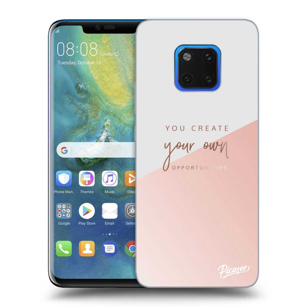 Picasee silikonska prozirna maskica za Huawei Mate 20 Pro - You create your own opportunities