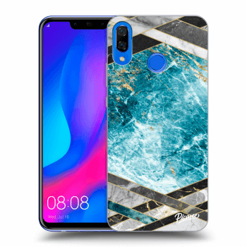 Maskica za Huawei Nova 3 - Blue geometry