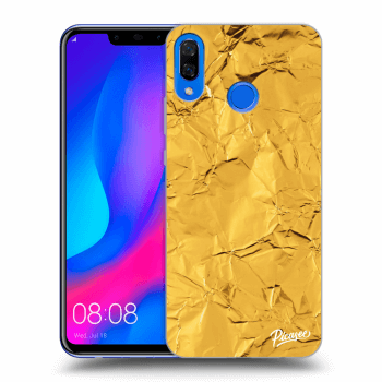 Picasee silikonska prozirna maskica za Huawei Nova 3 - Gold