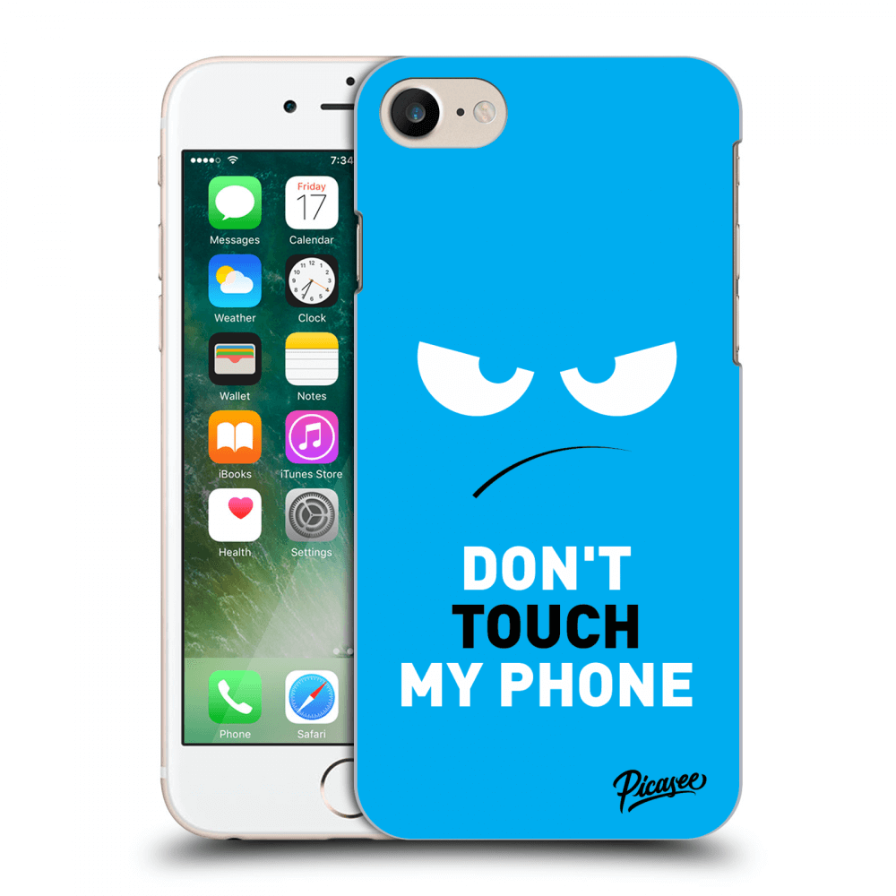 Picasee ULTIMATE CASE za Apple iPhone 8 - Angry Eyes - Blue