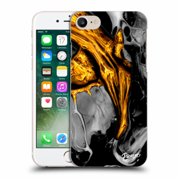Picasee ULTIMATE CASE za Apple iPhone 8 - Black Gold